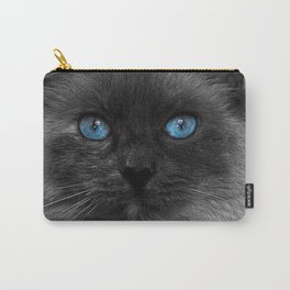 CATTURE Carry-All Pouch | Pets, Black and White, Animal, Feline, Pedigreecats, Ragdolls, Blue, Nature, Black And White, Monochrome 