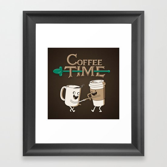 Coffee Time! Framed Art Print