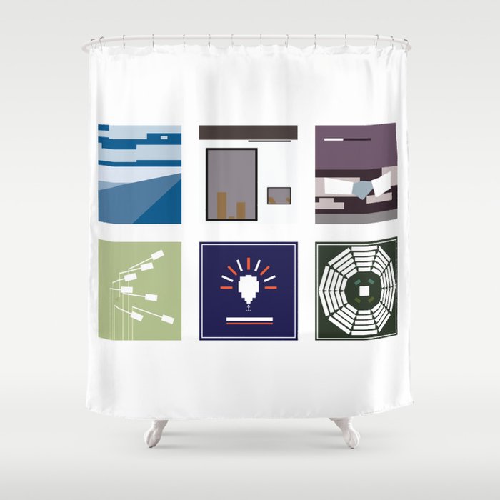 Modest Mouse Shower Curtain