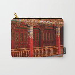 China Photography - Beautiful Red Architecture In China Carry-All Pouch
