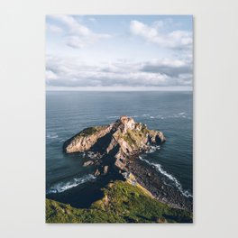 Coastal landscape in Spain Canvas Print