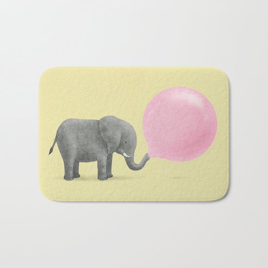 Jumbo Bubble Gum Bath Mat