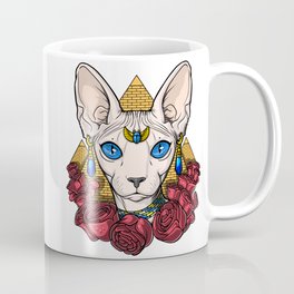Egyptian Sphynx Cat Pharaoh Coffee Mug