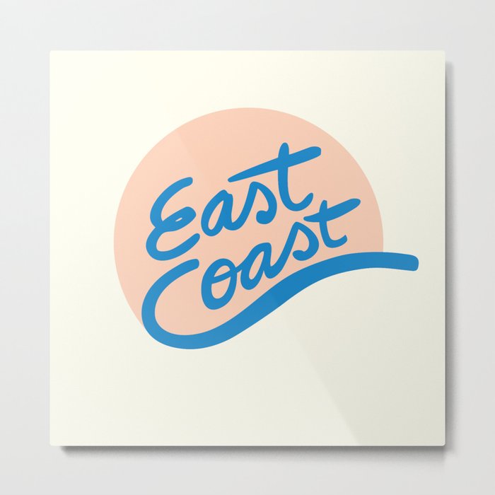East Coast Metal Print