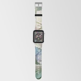 Hydrangeas mixed media art and home decor Apple Watch Band