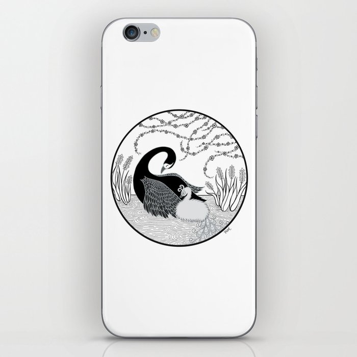 Black Swan and Moonlark iPhone Skin