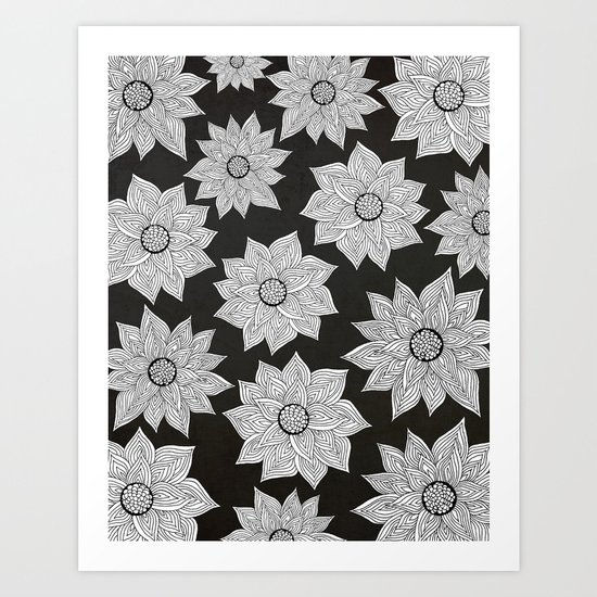 Elegant Flora Art Print