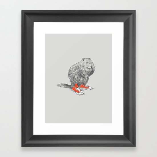Woodchucks Framed Art Print
