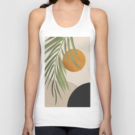 Abstract Art Tropical Leaves 47 Tank Top