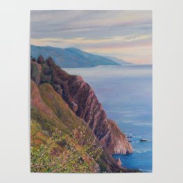 Big Sur at Sunset Poster