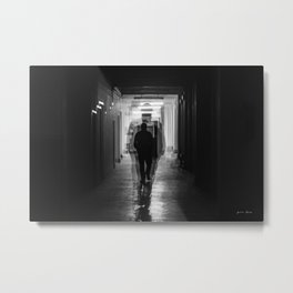 The Schizoid Man Metal Print | Digital, Multipleexposure, Abstract, Photograph, Abstractphotograph, Creative, Double Exposure, Film, Artistic, Black And White 