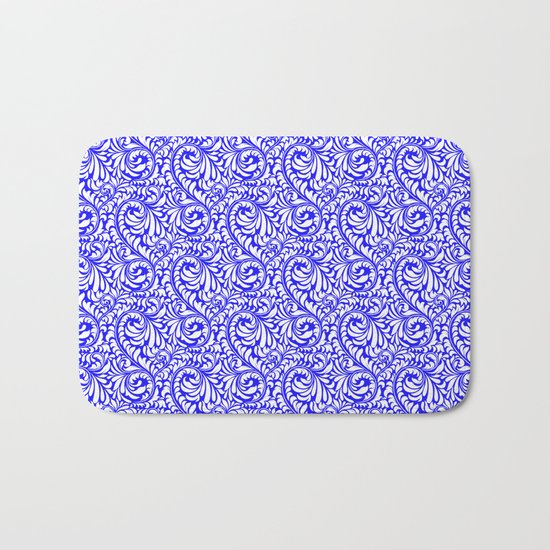 Purple Swirls Bath Mat