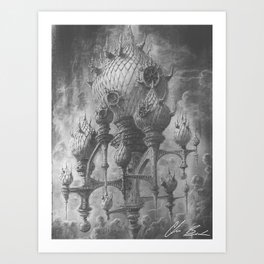Castle in the Clouds Art Print