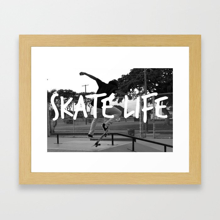 Skate Life Framed Art Print