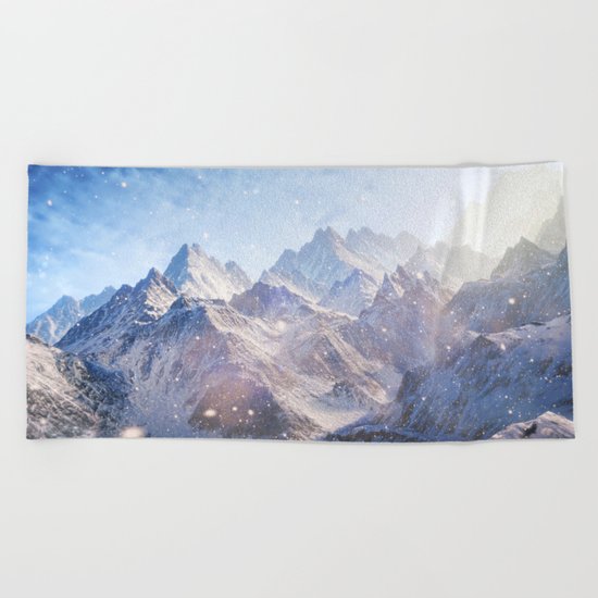 Alps Beach Towel