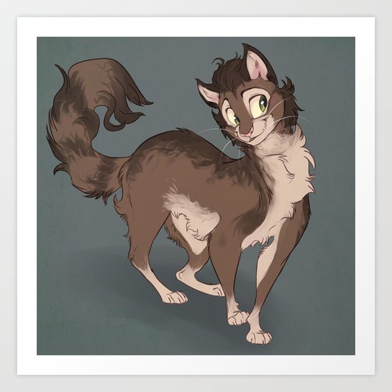 Cat Hazza Art Print