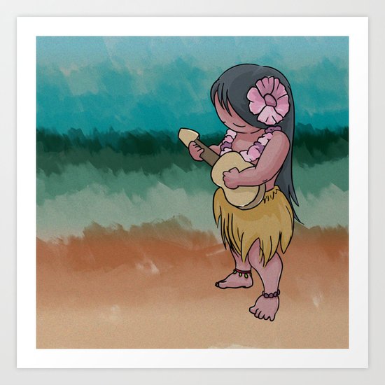 Sadness before the storm Art Print