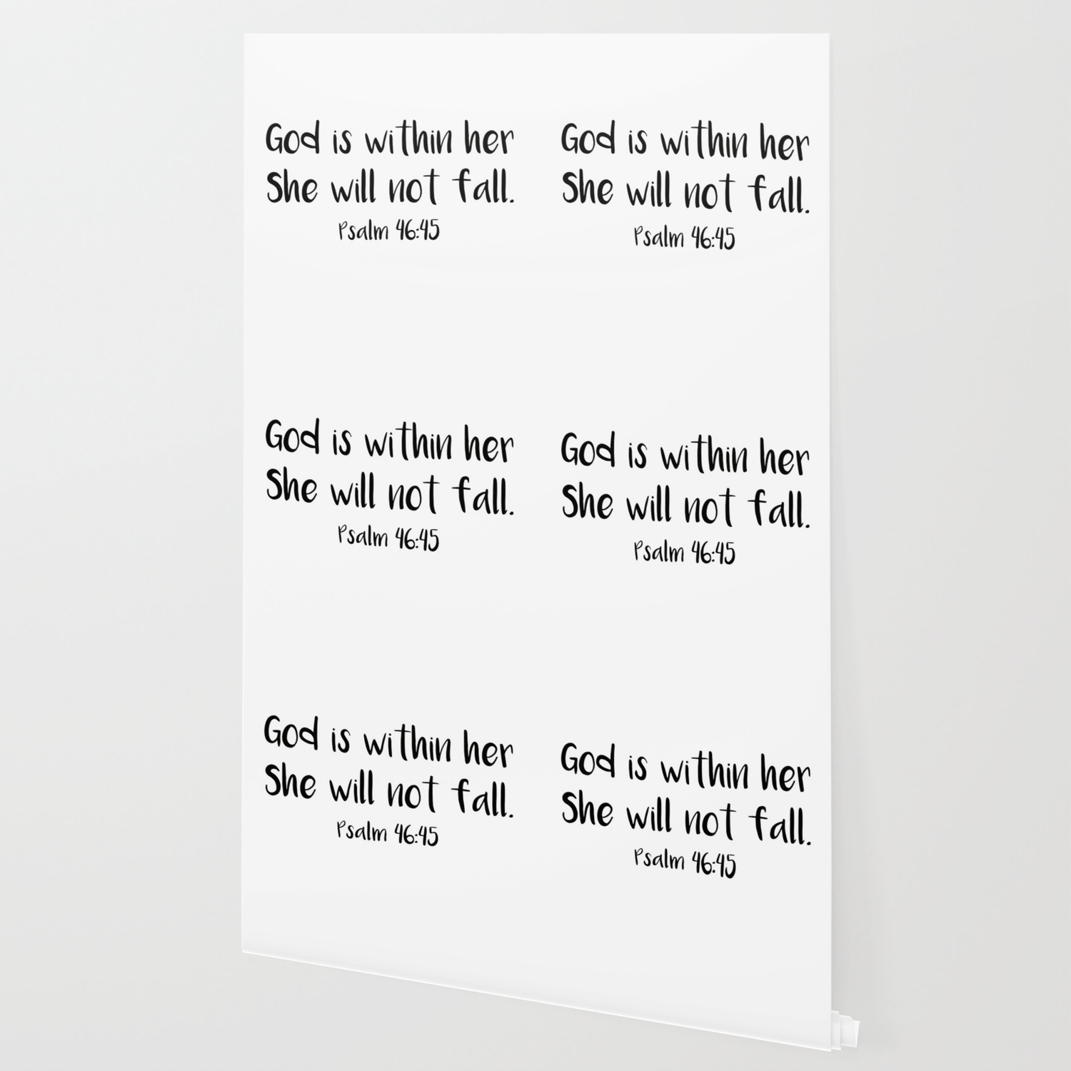 God Is Within Her Psalm 46 45 Wallpaper By Socoart Society6