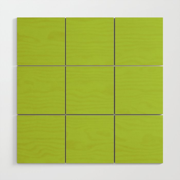 Lime Candy Wood Wall Art