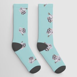 Playful Dancing Raccoons Edition 4 Socks