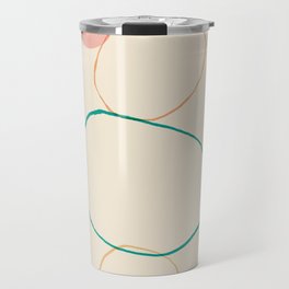 Abstraction_NEW_SUN_LINE_STONE_ROCK_POP_ART_0518B Travel Mug