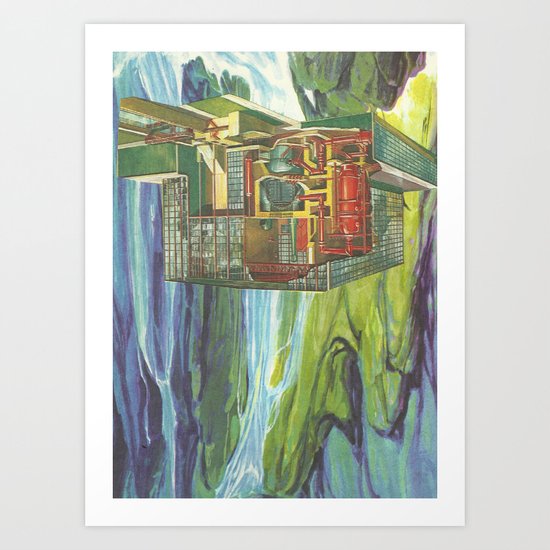 Cut with the kitchen knife Art Print
