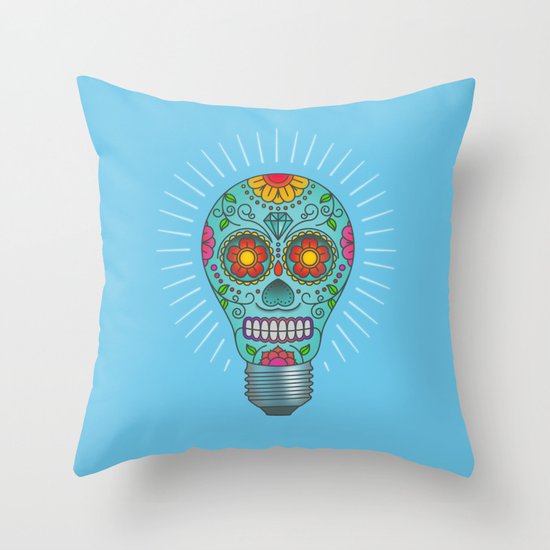 Light Headed Throw Pillow