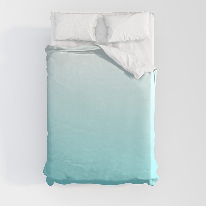 Teal Ombre Duvet Cover