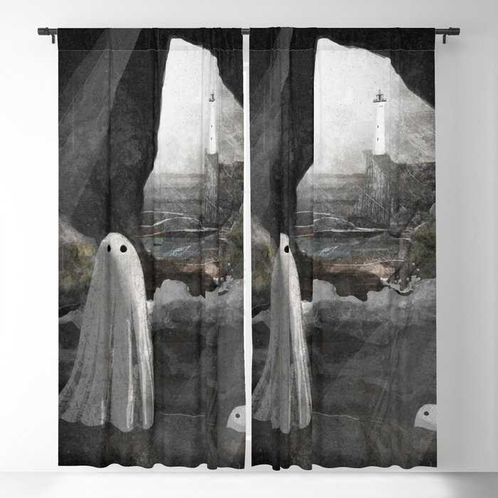 The Caves are Haunted Blackout Curtain