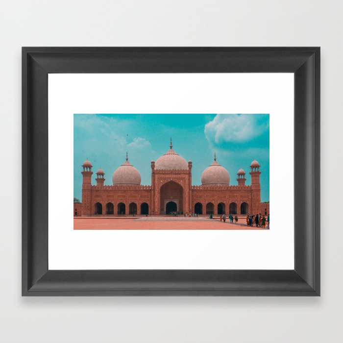 The Badshahi Mosque, Lahore, Pakistan Framed Art Print