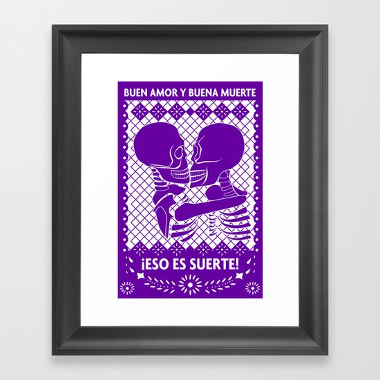 Buena Suerte Framed Art Print