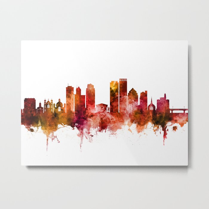 Dayton Ohio Skyline Metal Print By Artpause Society6