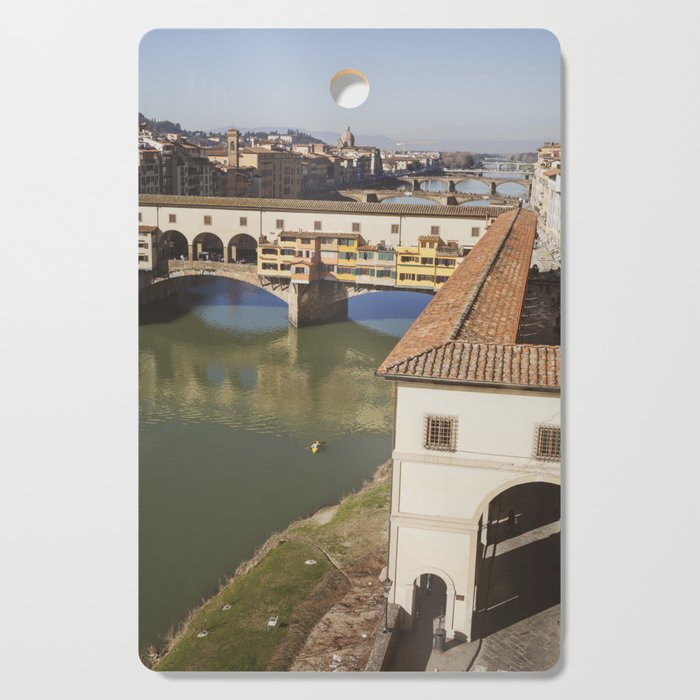 The Arno at Florence  |  Travel Photography Cutting Board