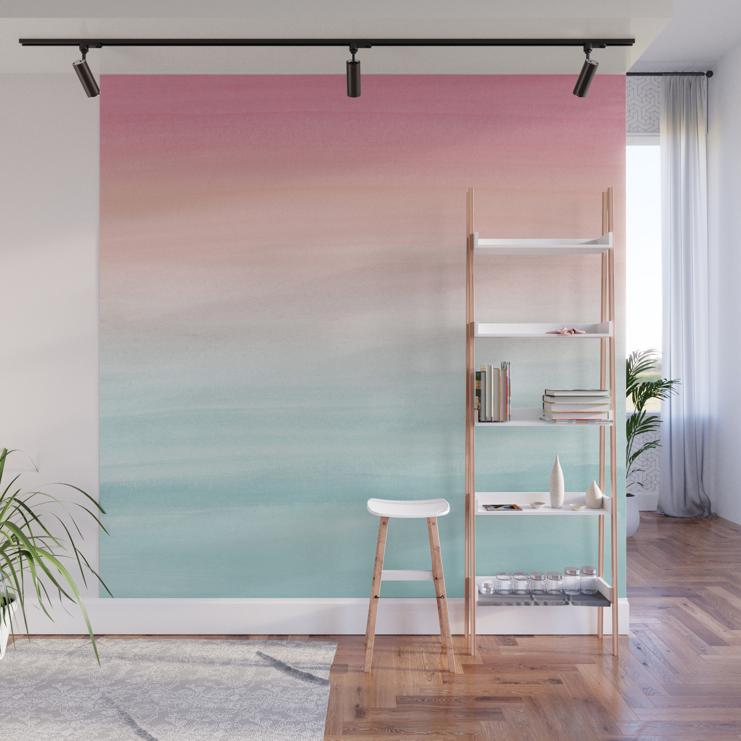 Touching Watercolor Abstract Beach Dream 1 Painting Decor Art