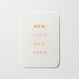 New York New York Bath Mat
