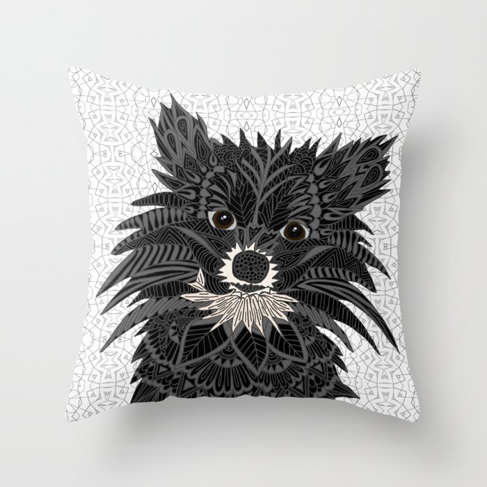 Pomeranian Puppy 2016 Throw Pillow