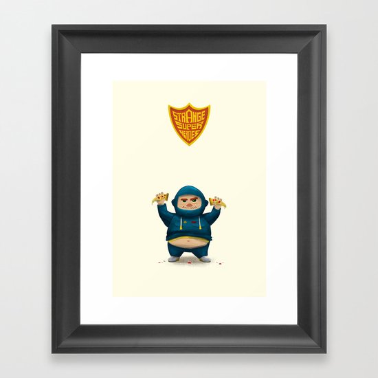 Fat Ninja Framed Art Print