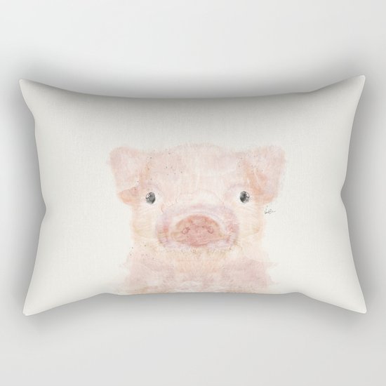 little piggy Rectangular Pillow