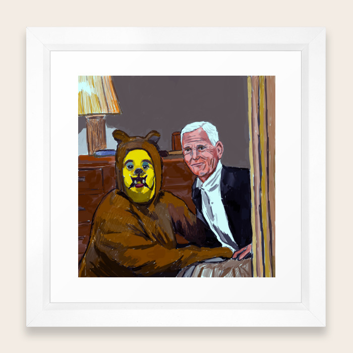 Mike Pence Framed Art Print By Adrockhoward Society6