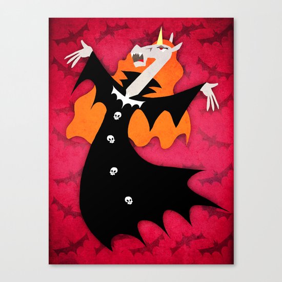 Unicorn Vampire Canvas Print