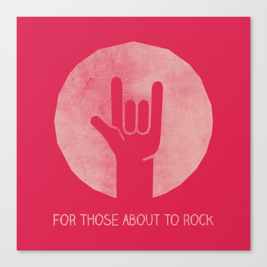 For Those About To Rock Canvas Print