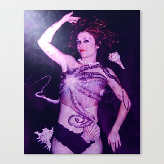 Ursula-Disney Villains Series Canvas Print
