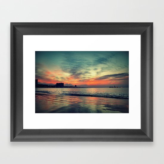 In Beetween Night & Day Framed Art Print