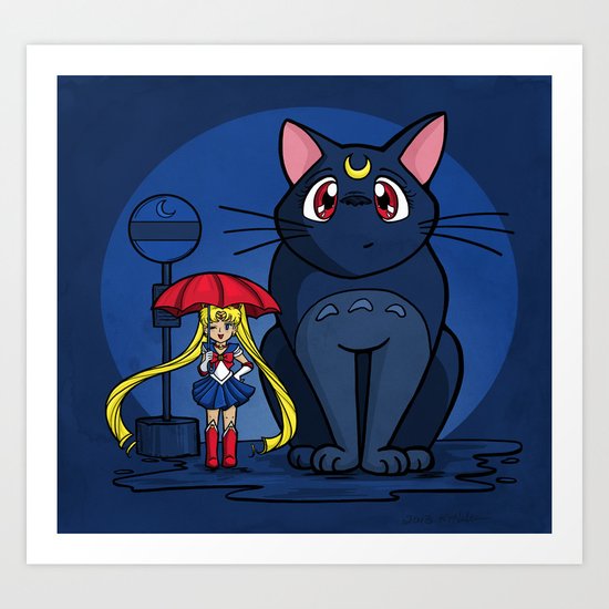 My Neighbor Luna Art Print