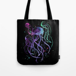 Dark Side Jellyfish Tote Bag