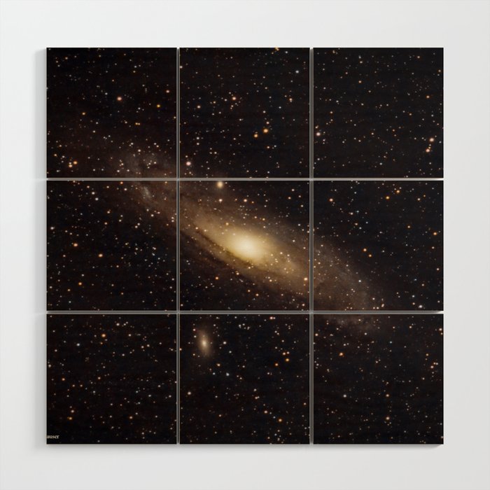 M31 - Andromeda Galaxy Wood Wall Art