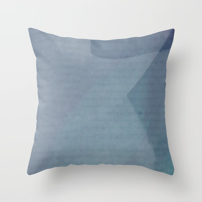 Watercolor Grunge - Bold 12 Throw Pillow