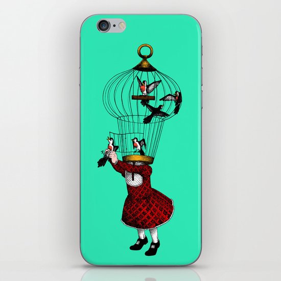 the cage iPhone & iPod Skin