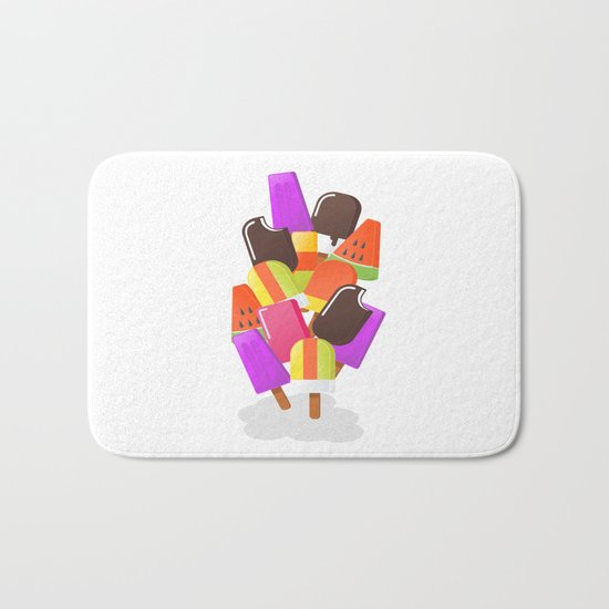 Ice cream 5 Bath Mat