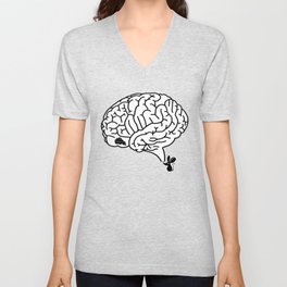 Brain Labyrinth V Neck T Shirt